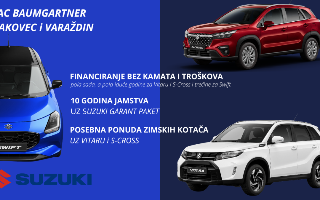 Kupite novi Suzuki uz posebne pogodnosti